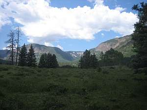 SSJ Wilderness Up Valley.